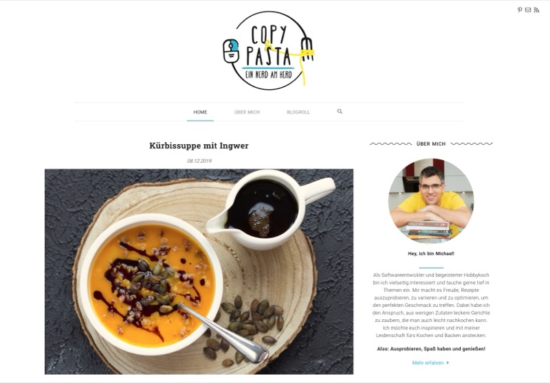 Screenshot or logo of Copy & Pasta