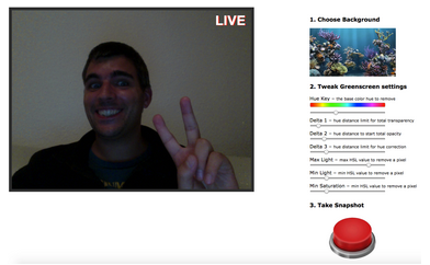 Screenshot or logo of Photobooth